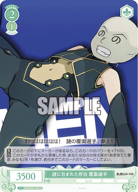 謎に包まれた存在 覆面選手