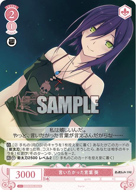 言いたかった言葉 葵