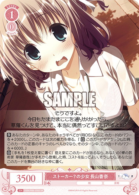 ストーカー？の少女 長山香奈