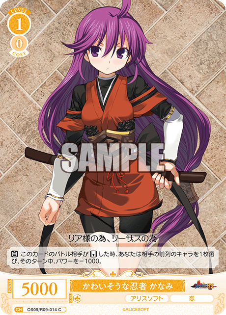 かわいそうな忍者 かなみ